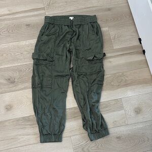 Aerie Olive Green Track Pants